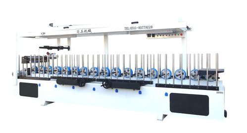 冷膠包覆機(jī),也為刮輥包覆機(jī) 門廠用木工機(jī)械